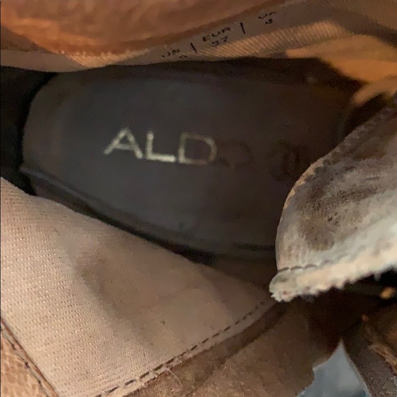 Aldo Heeled Beige Boots - Picture 6 of 6